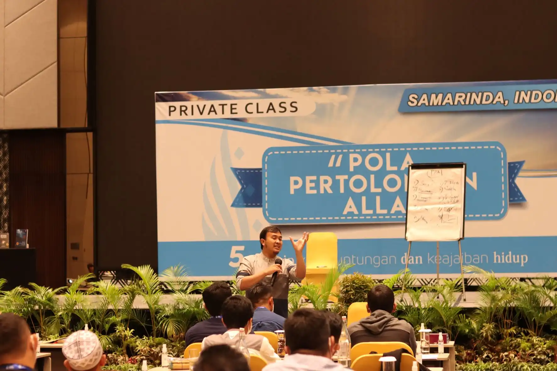 Presentation at a private class event.